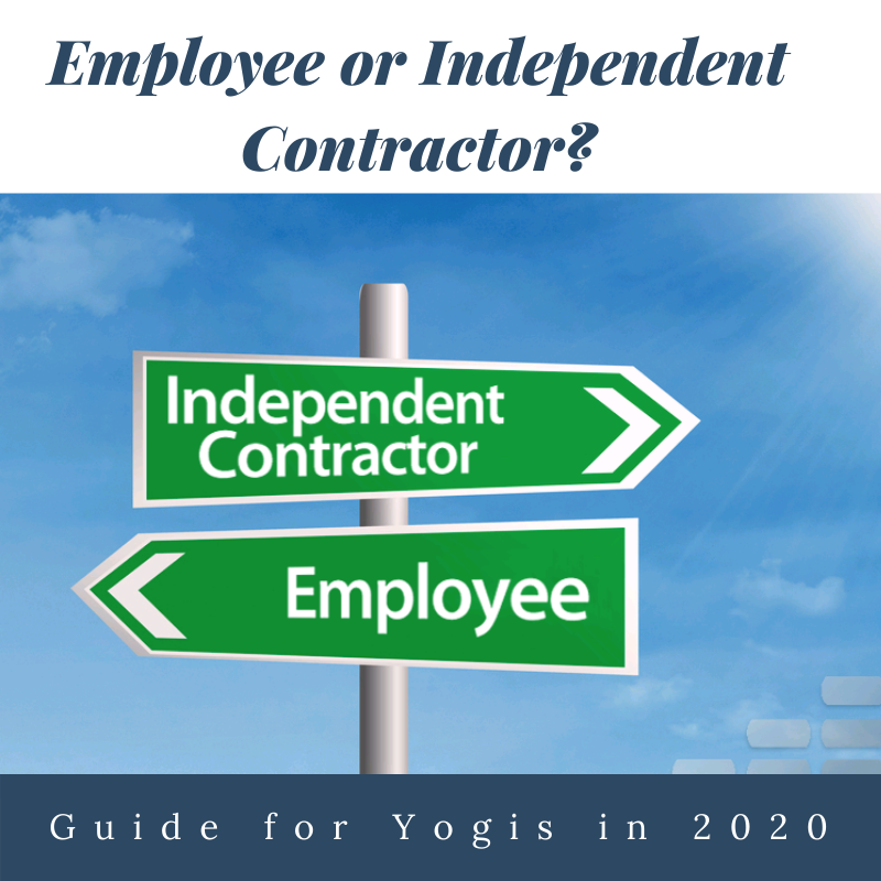 employee independent contractor yoga